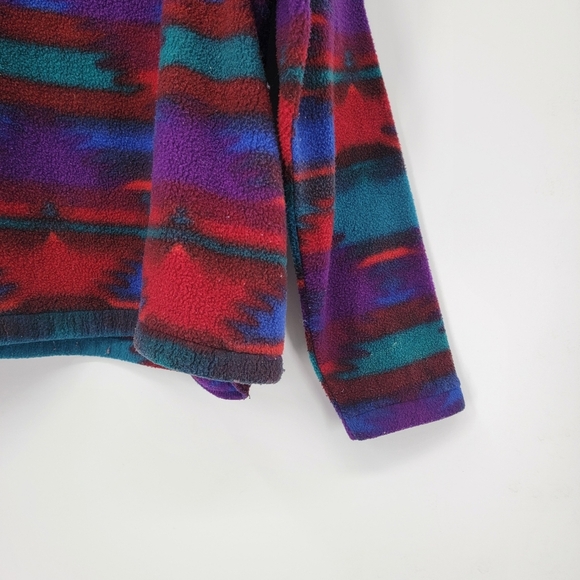 Little Big Horn Fleece Pullover Men's Medium Retro Vintage Wild West Low Pile - Picture 6 of 15